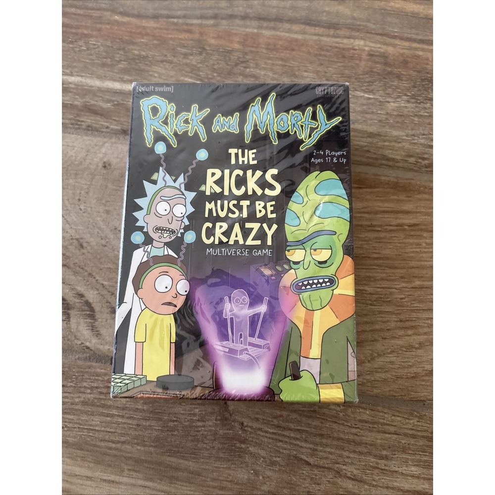 2018 Rick and Morty: The Ricks Must Be Crazy Multiverse Game - NEW IN SEALED PKG